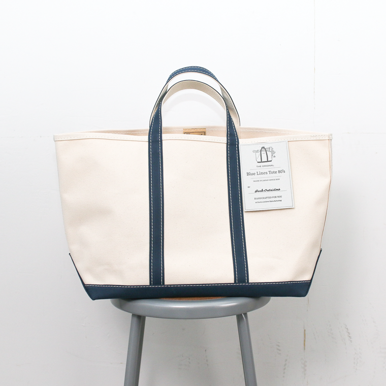 BARKOUTSIDERS BLUE LINES TOTE 80's Large – Mr.OLDMAN – mroldman