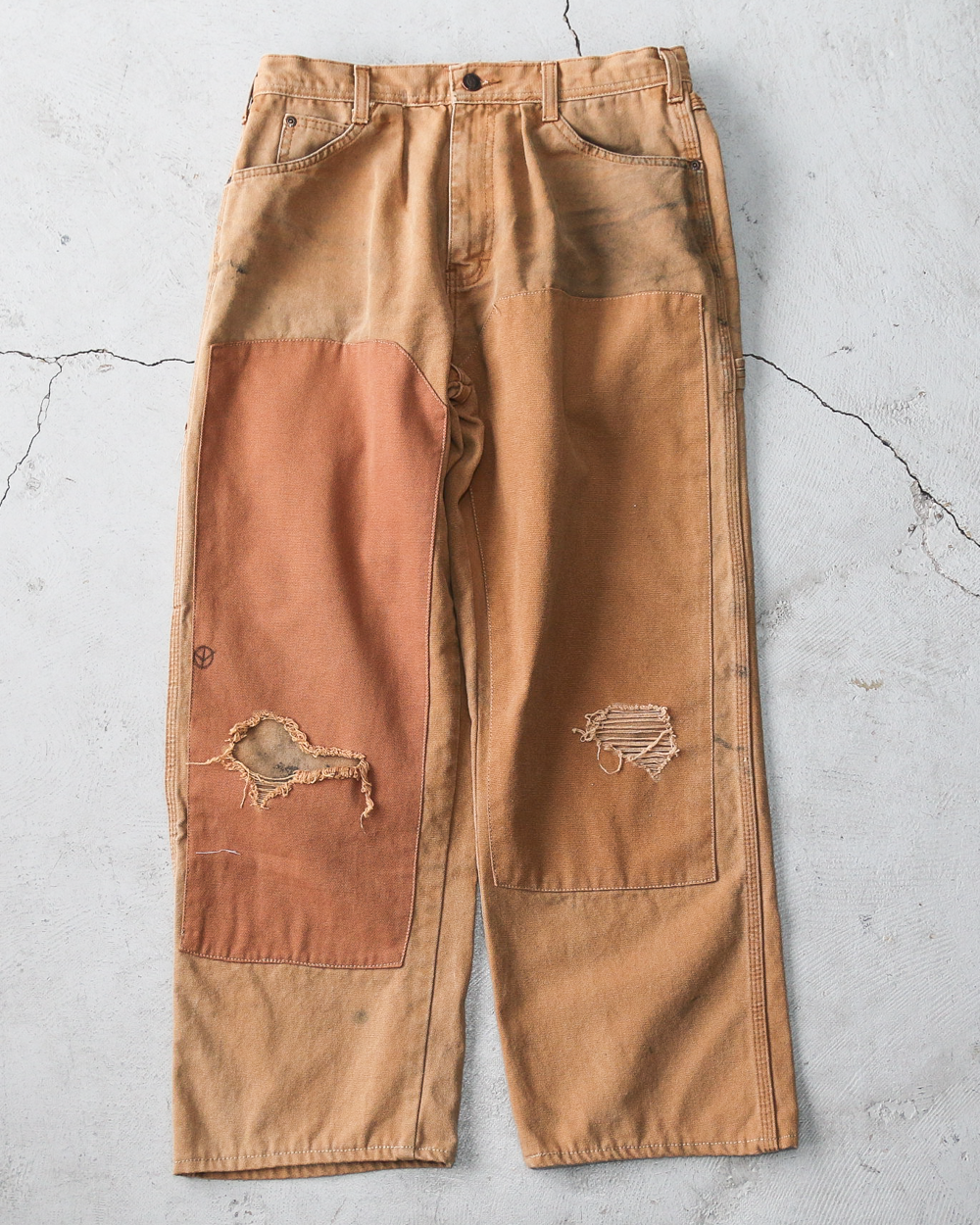SUNNY SIDE UP REMAKE DUCK PAINTER PANTS｜リメイクダックペインター