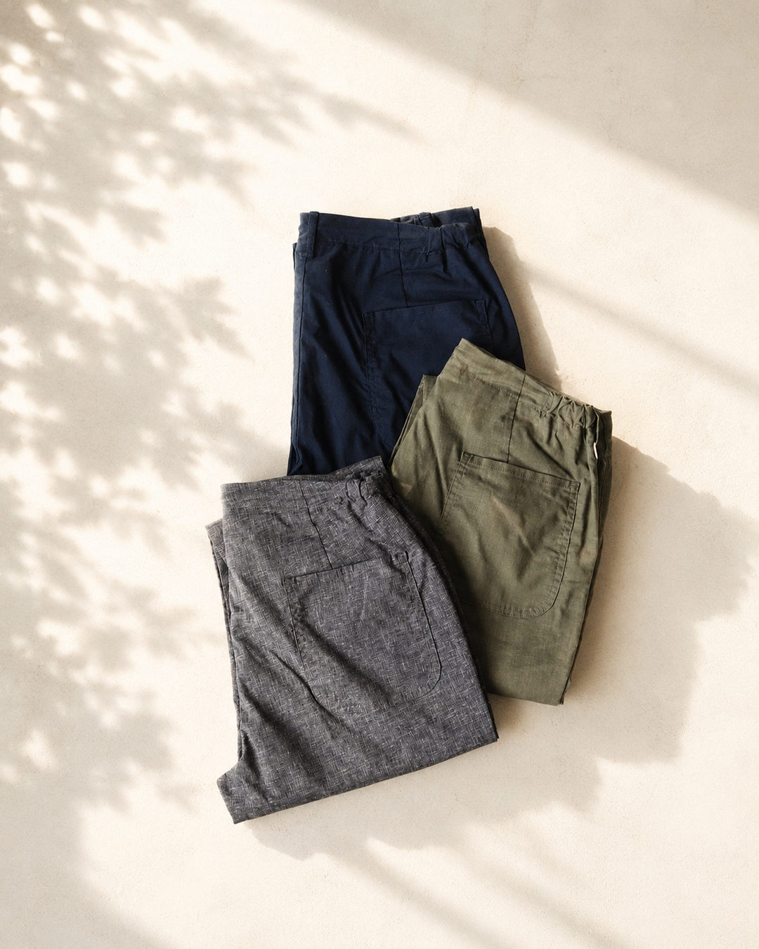 快適な履き心地と綺麗さ。-FOB factory Solotex Easy Pants-