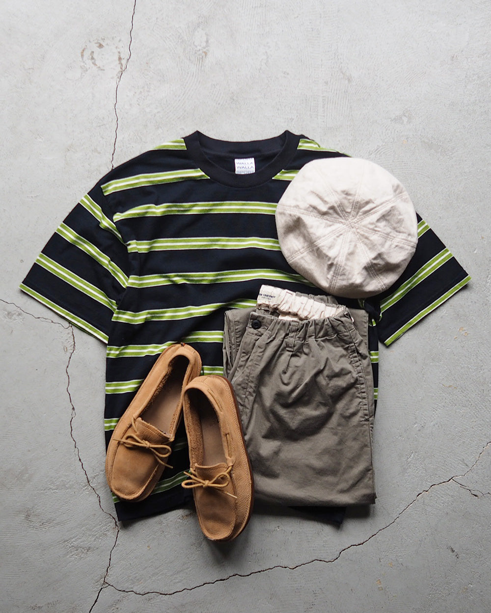 夏に着たいボーダーTシャツ　"WALLA WALLA SPORT S/S STRIPE TEE"