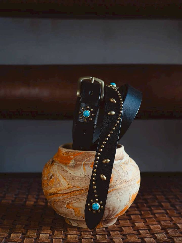 Nasngwam ナスングワム Studs Belt