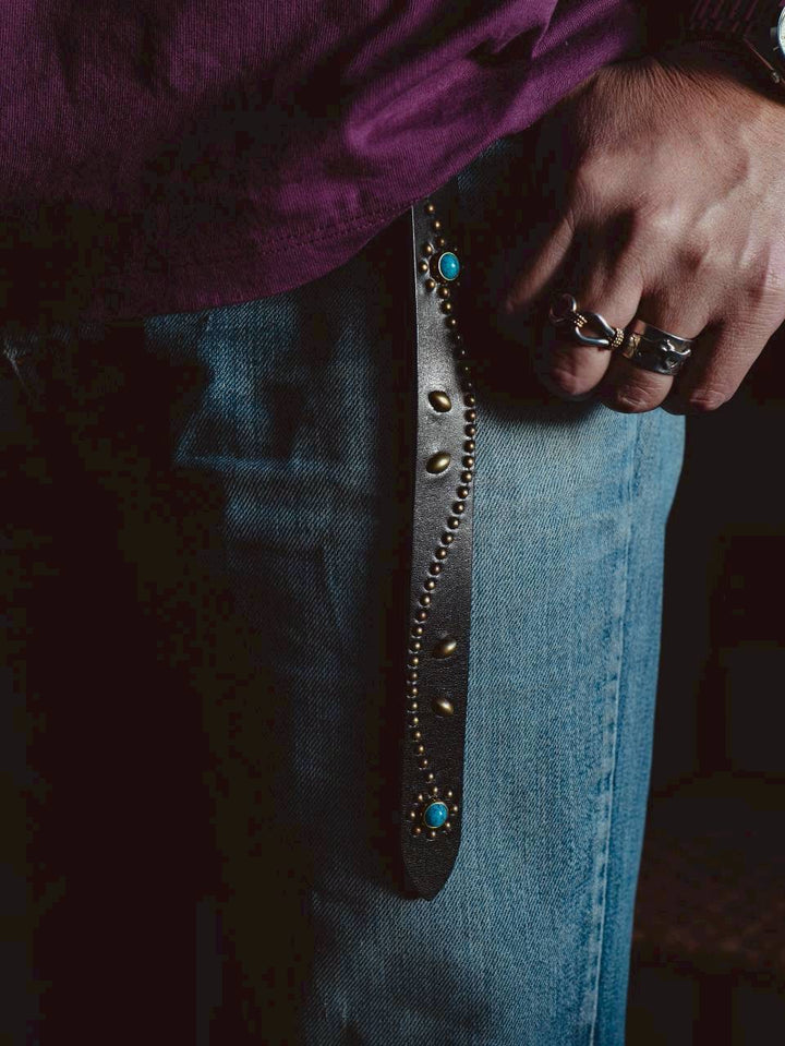 Nasngwam ナスングワム Studs Belt