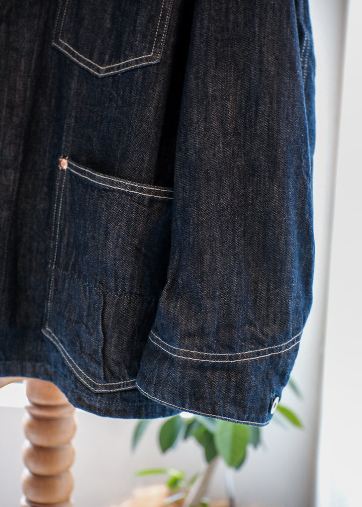 【PATHLOW】H.UNIT Denim coveralls (One wash)