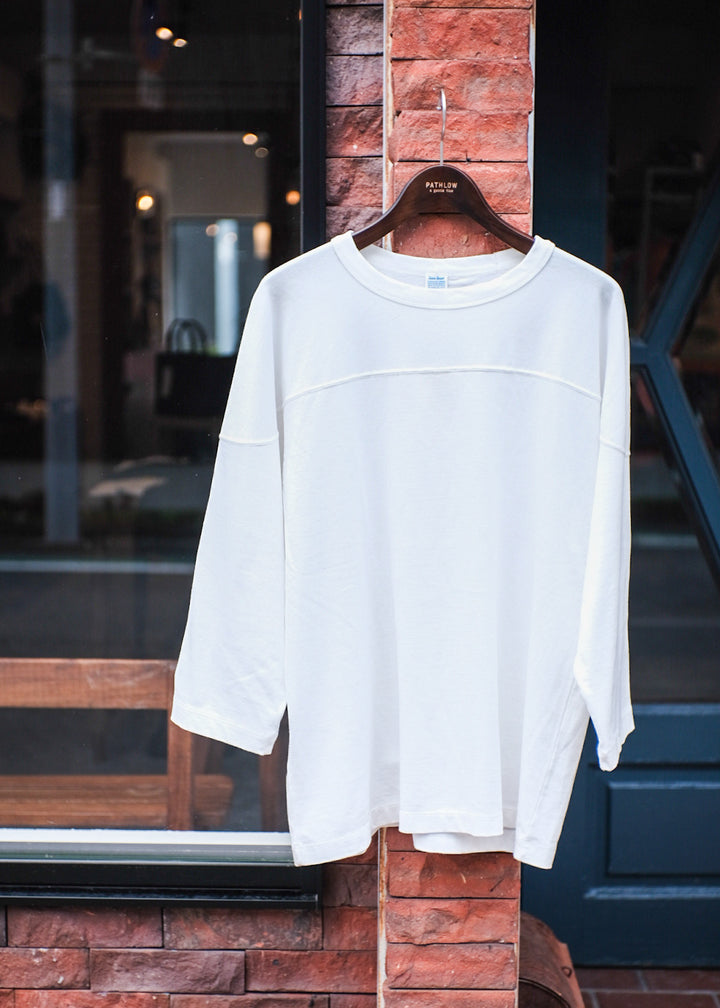 【PATHLOW】Unison Special C/R FOOTBALL TEE WHITE