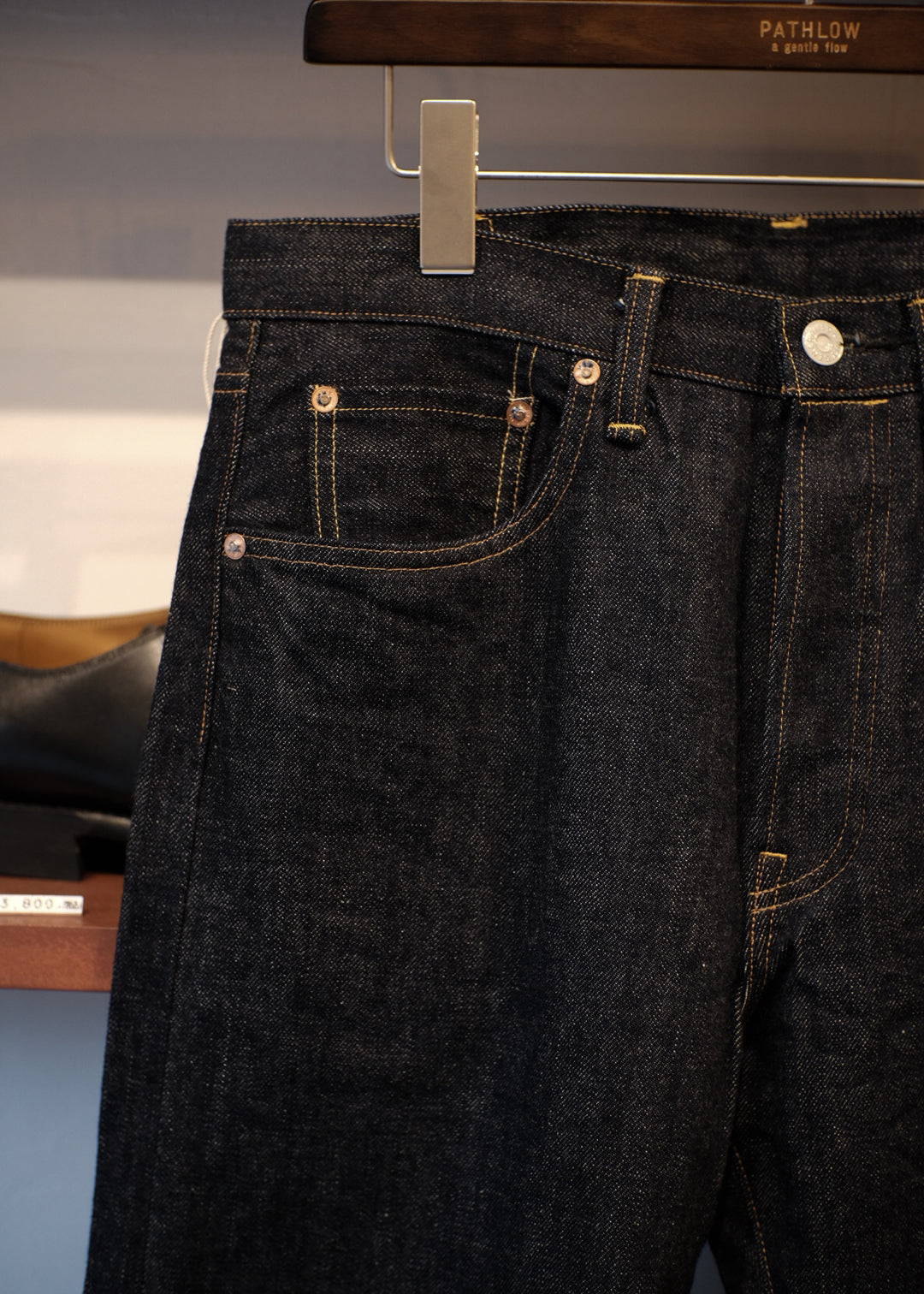 【PATHLOW】GENERAL THINGS Lot.110 / Button fly Jeans Line 1 Straight