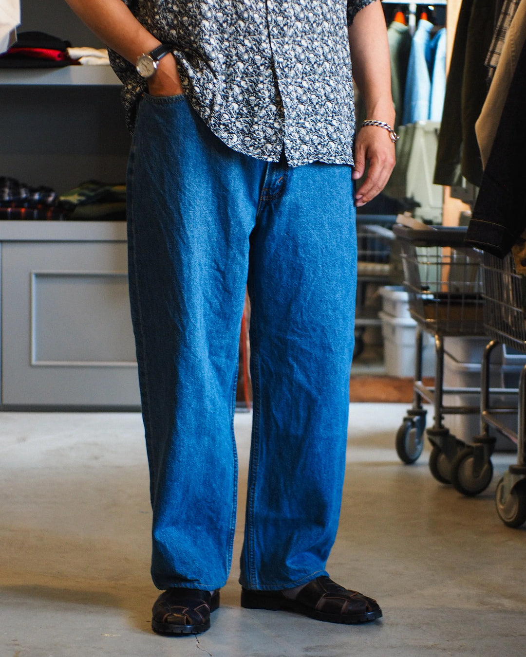 Used Levis 550 Remake Jeans 40-1