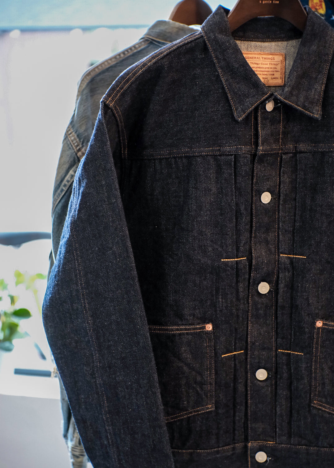 【PATHLOW】GENERAL THINGS Lot.7110 / 2 Pockets Solid Denim Jacket