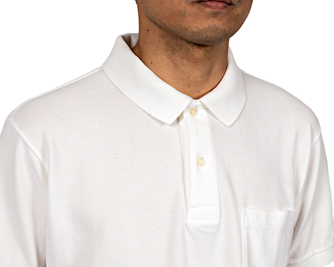 WORKERS ポロシャツ Mサイズ WORKERS Modified Fit Polo White｜ポロシャツ メンズ ホワイト – Mr