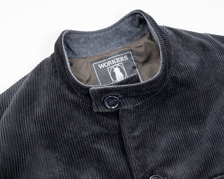 WORKERS ワーカーズ Forestier, Heavy Corduroy, Black