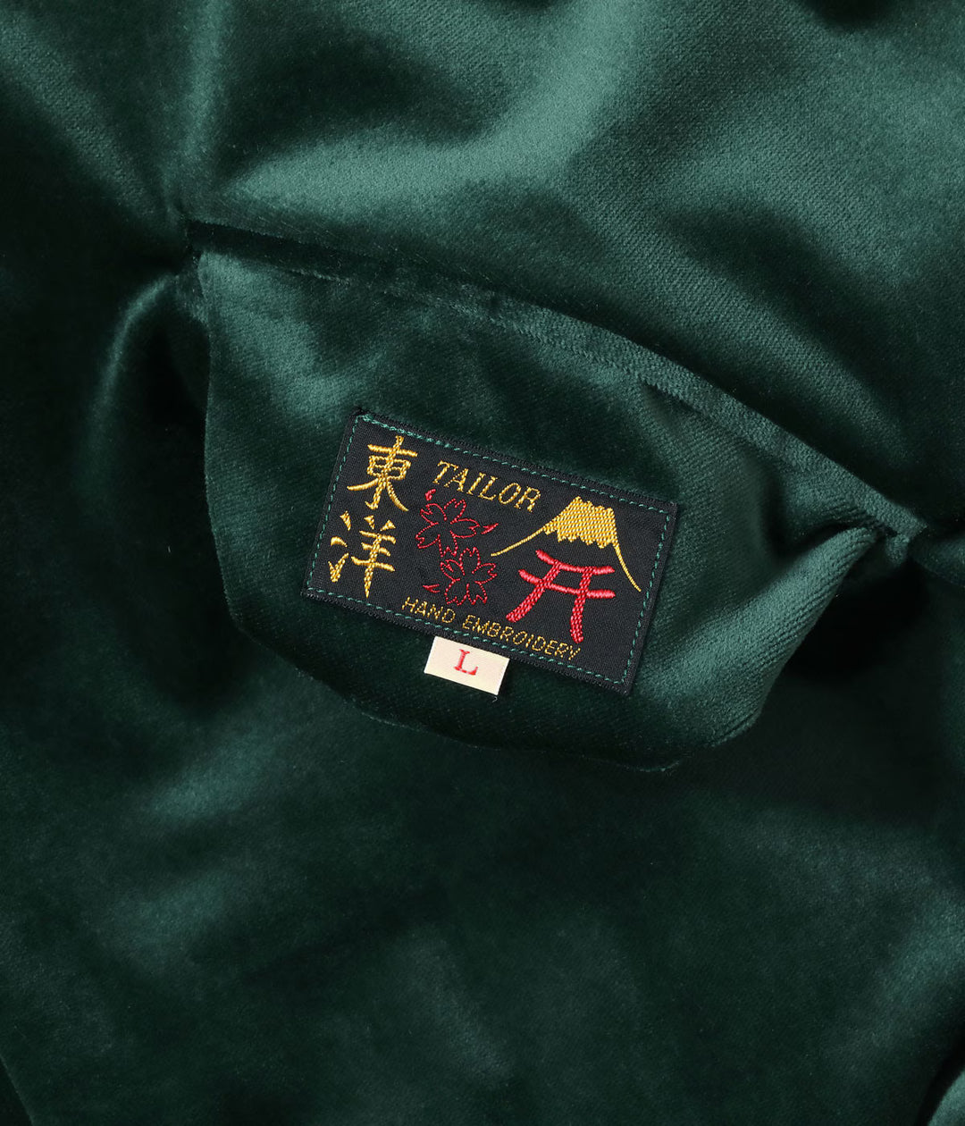 TAILOR TOYO テーラー東洋 TT15974-145 Late 1950s Style Velveteen Souvenir Jacket “POLAR BEAR” × “ALASKA MAP”