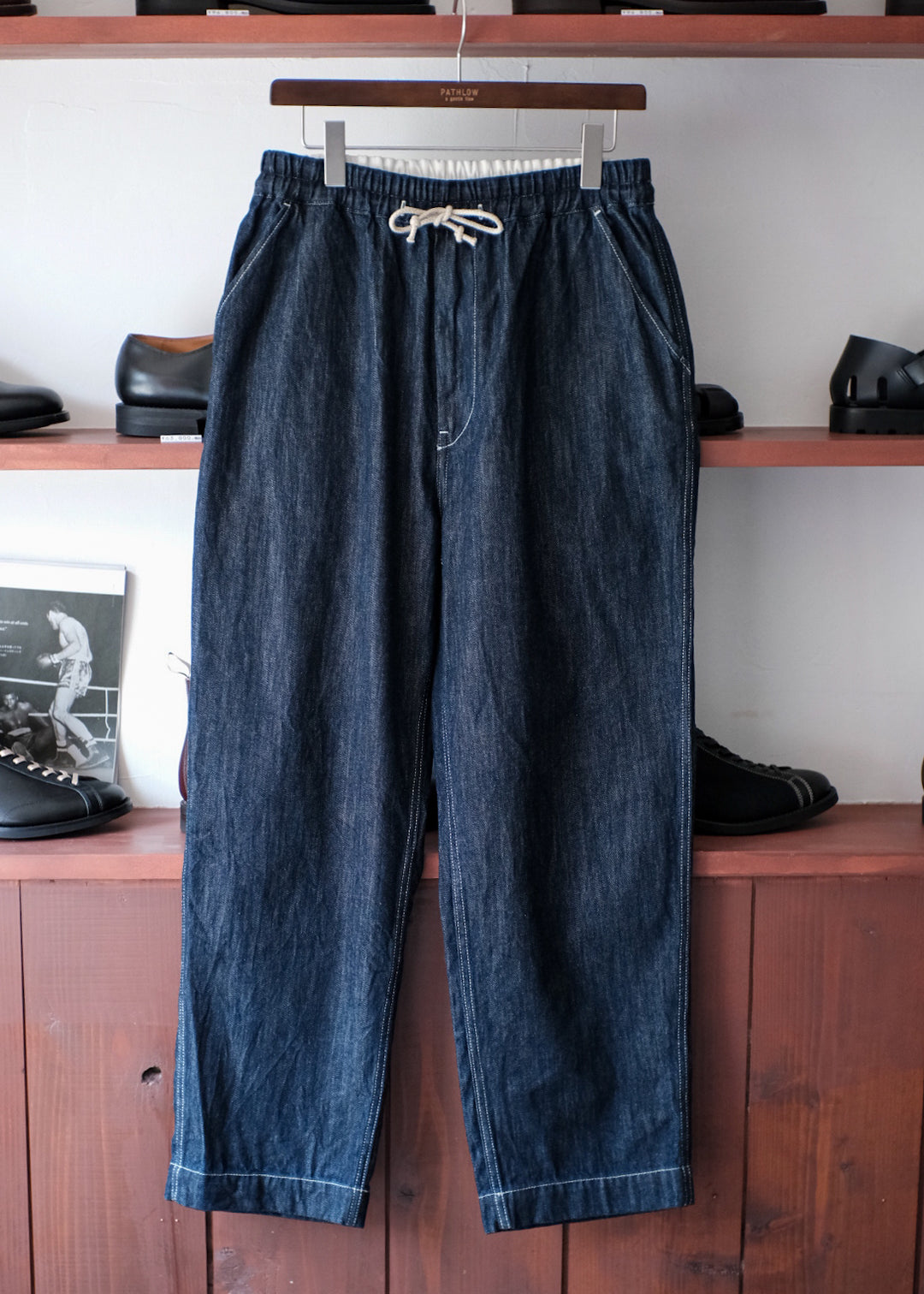 【PATHLOW】H.UNIT エイチユニット Denim work easy pants(One wash)