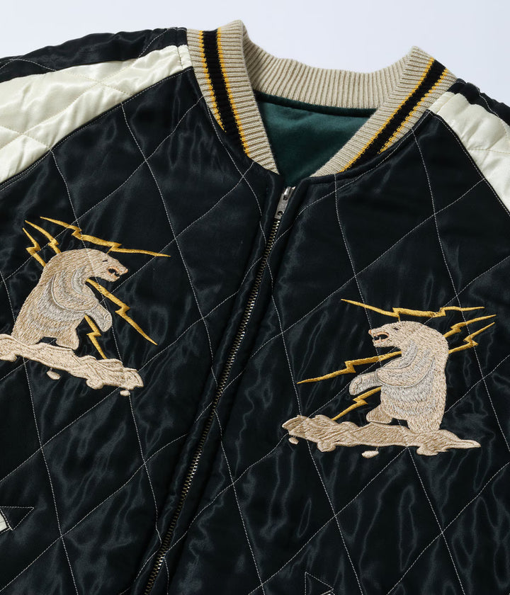 TAILOR TOYO テーラー東洋 TT15974-145 Late 1950s Style Velveteen Souvenir Jacket “POLAR BEAR” × “ALASKA MAP”
