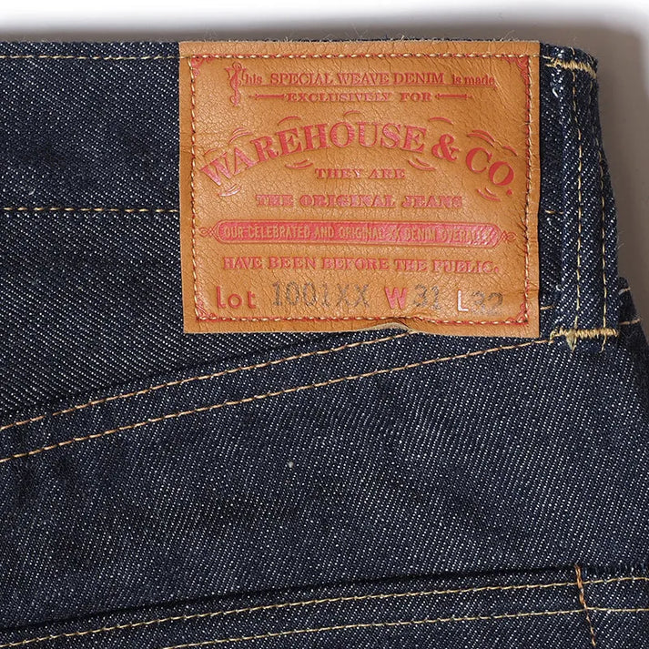 WAREHOUSE ウエアハウス Lot 1001XX 5Pocket Jeans Denim ワンウォッシュ
