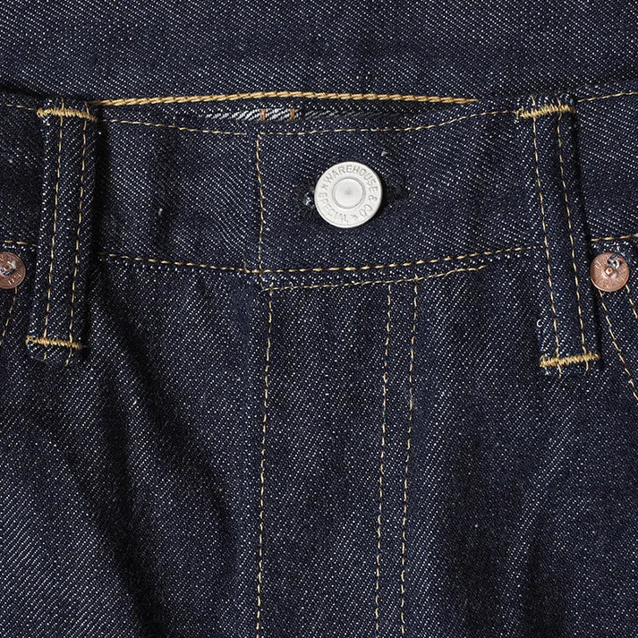 WAREHOUSE ウエアハウス Lot 1001XX 5Pocket Jeans Denim ワンウォッシュ