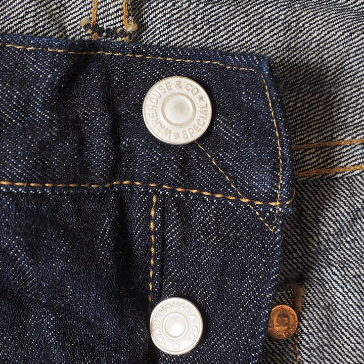 WAREHOUSE Lot 900XX(SLIM) 5P Denim One Wash