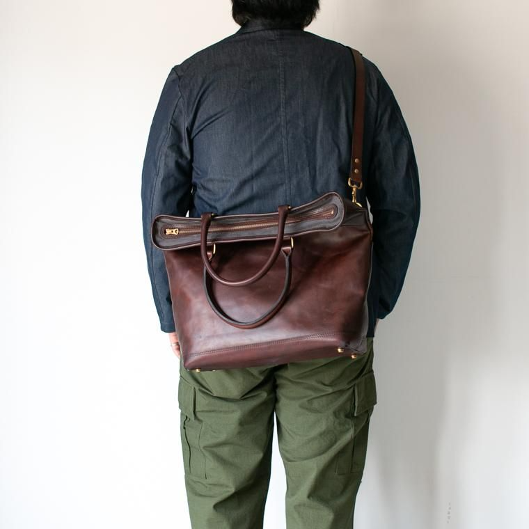 VASCO ヴァスコ VS-244LS LEATHER NELSON 2WAY BAG ブラウン