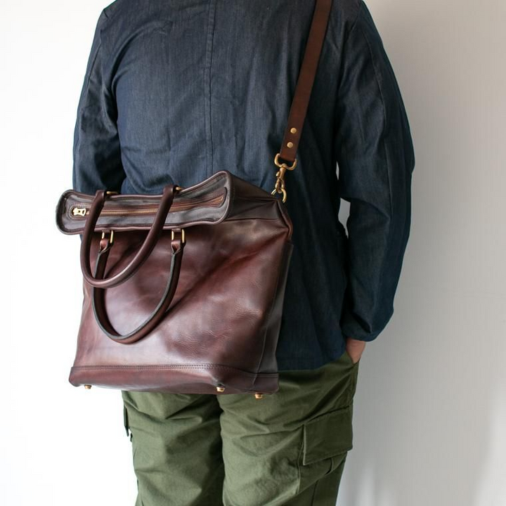 VASCO ヴァスコ VS-244LS LEATHER NELSON 2WAY BAG ブラウン