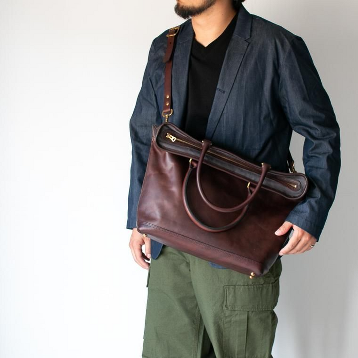 VASCO ヴァスコ VS-244LS LEATHER NELSON 2WAY BAG ブラウン