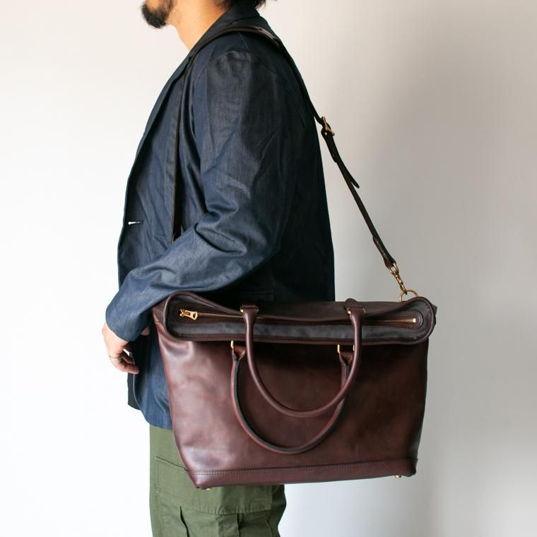 VASCO ヴァスコ VS-244LS LEATHER NELSON 2WAY BAG ブラウン