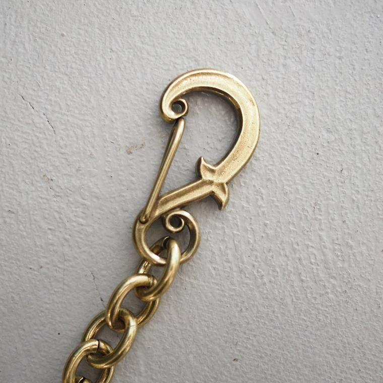 INCEPTION インセプション F HOLE CARABINER WALLET CHAIN 真鍮