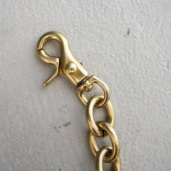 INCEPTION インセプション F HOLE CARABINER WALLET CHAIN 真鍮