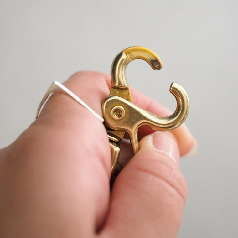 INCEPTION インセプション F HOLE CARABINER WALLET CHAIN 真鍮