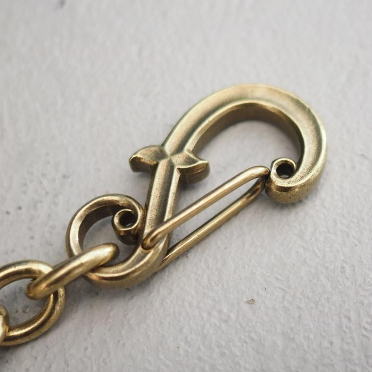 INCEPTION インセプション F HOLE CARABINER WALLET CHAIN 真鍮