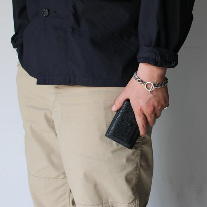 ITUAIS イトゥアイス COMPACT WALLET Black
