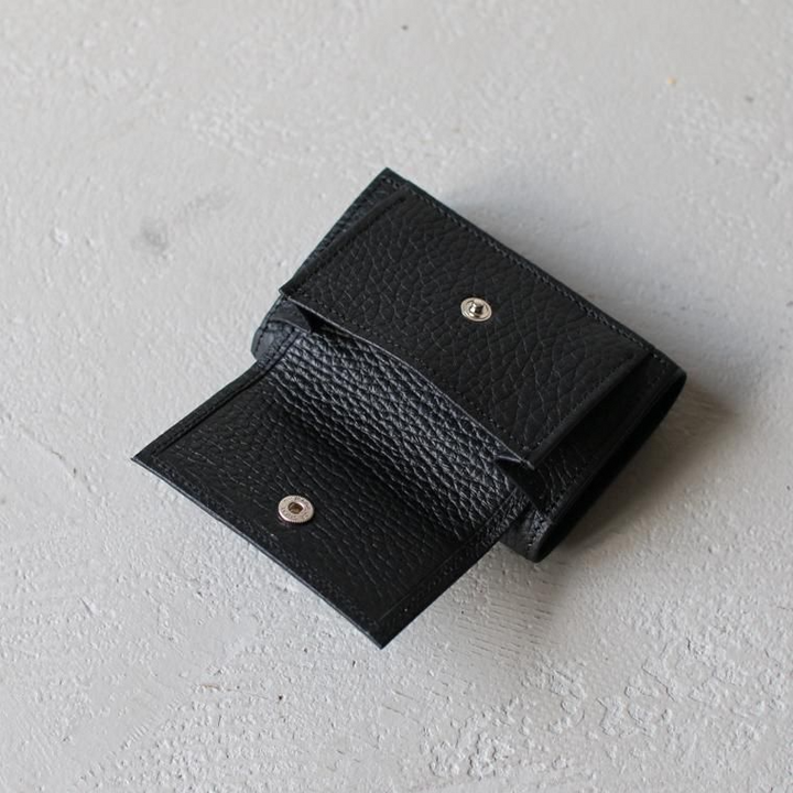 ITUAIS イトゥアイス COMPACT WALLET Black