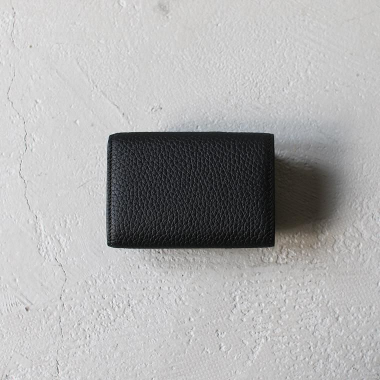 ITUAIS イトゥアイス COMPACT WALLET Black