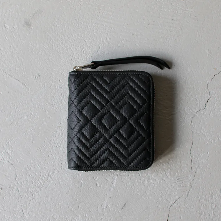 ITUAIS イトゥアイス RO-RO WALLET SHORT Black