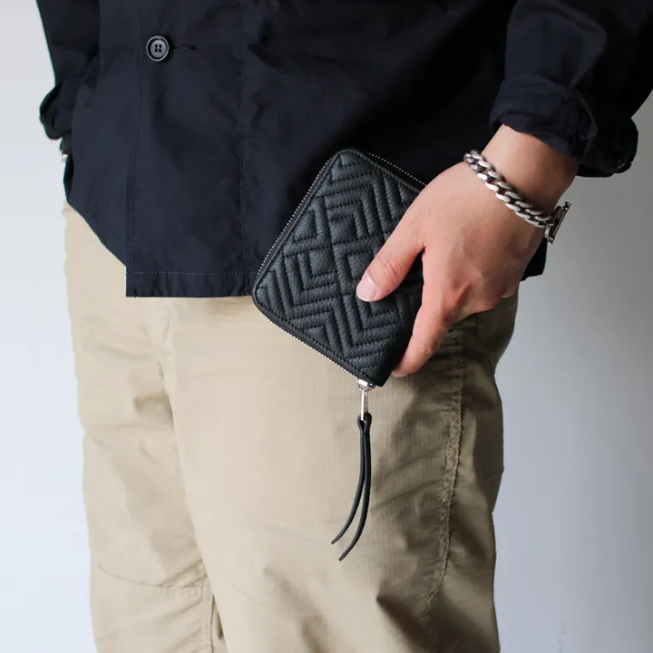 ITUAIS イトゥアイス RO-RO WALLET SHORT Black