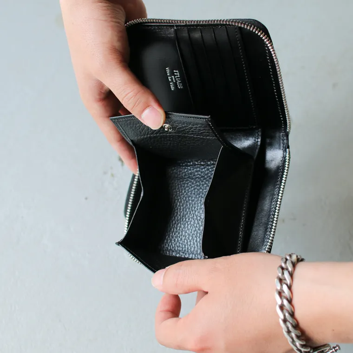 ITUAIS イトゥアイス RO-RO WALLET SHORT Black