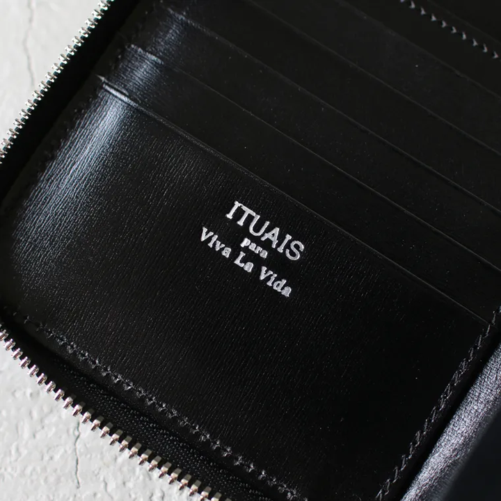 ITUAIS イトゥアイス RO-RO WALLET SHORT Black