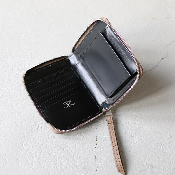 ITUAIS イトゥアイス RO-RO WALLET SHORT Greige