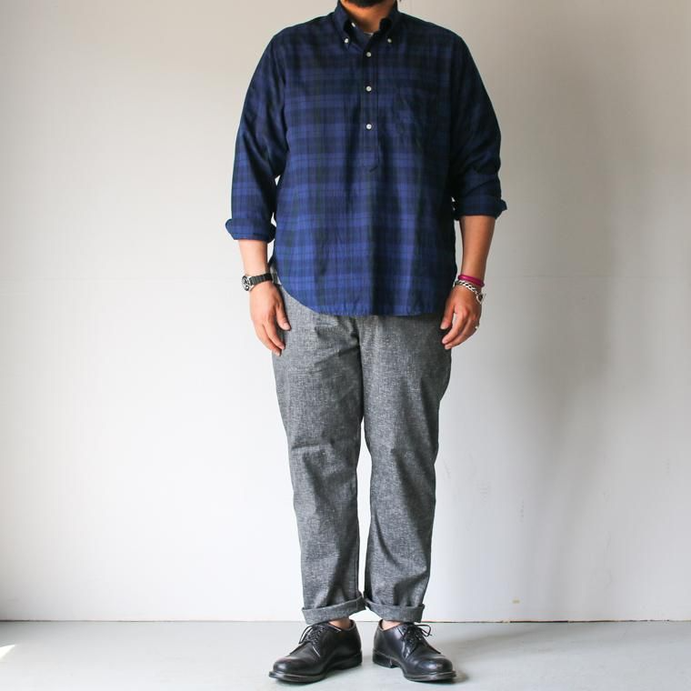 FOB factory エフオービーファクトリー F0488 EASY PANTS チャコール