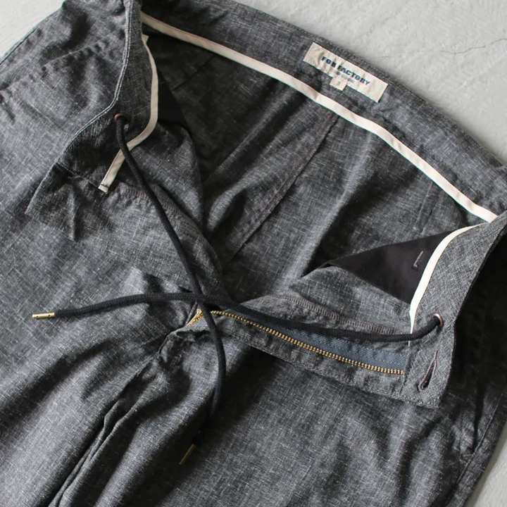 FOB factory F0488 easy pants Charcoal