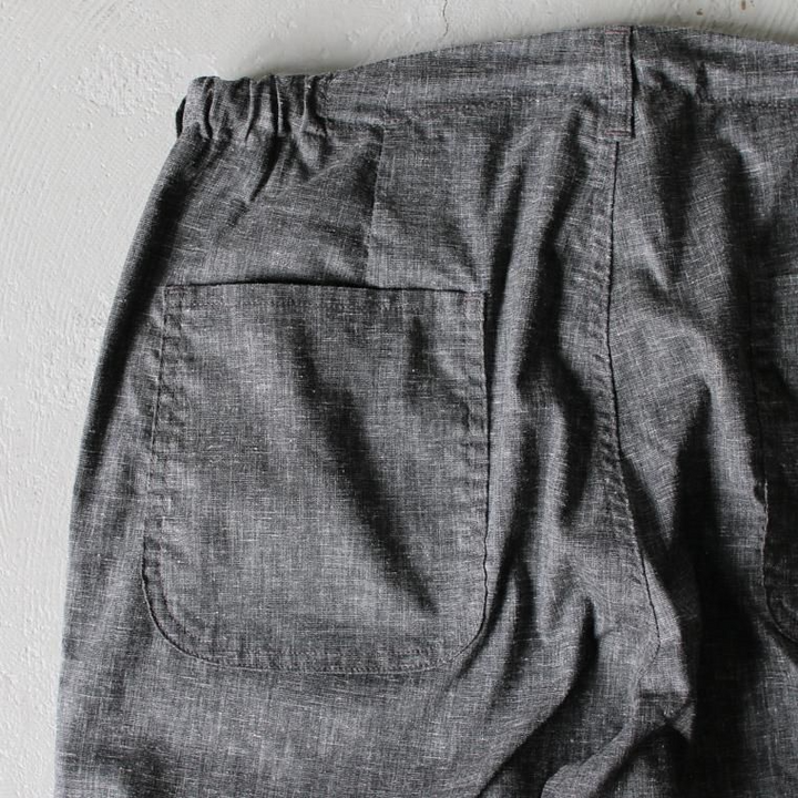 FOB factory エフオービーファクトリー F0488 EASY PANTS チャコール