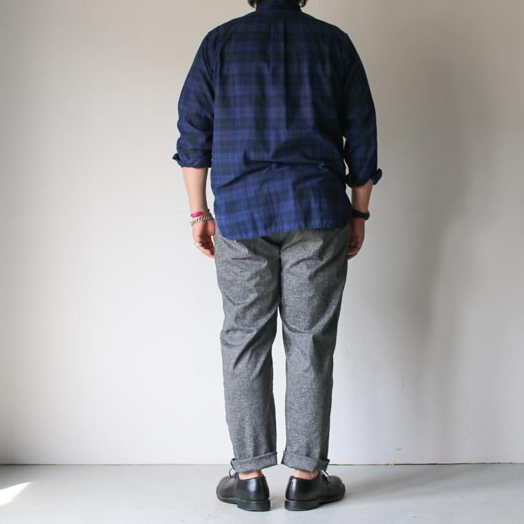FOB factory エフオービーファクトリー F0488 EASY PANTS チャコール