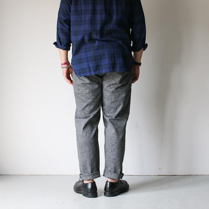 FOB factory エフオービーファクトリー F0488 EASY PANTS チャコール