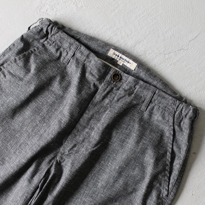 FOB factory エフオービーファクトリー F0488 EASY PANTS チャコール
