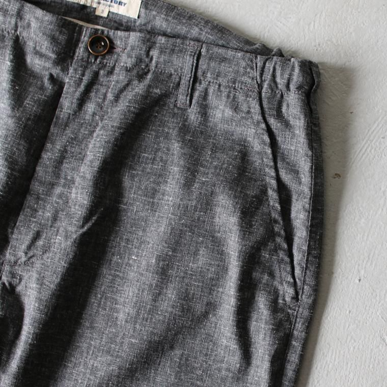 FOB factory エフオービーファクトリー F0488 EASY PANTS チャコール