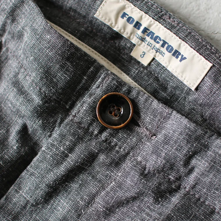 FOB factory F0488 easy pants Charcoal