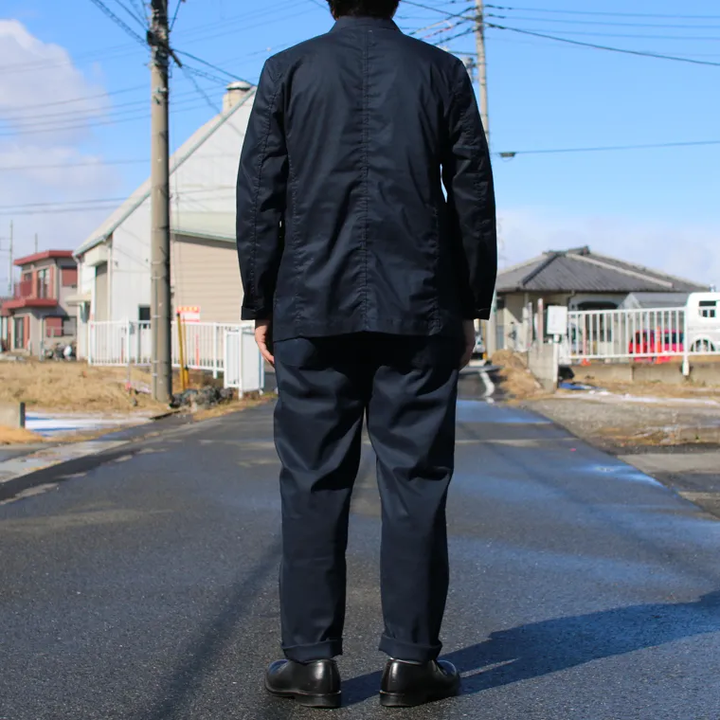 FOB factory F0488 easy pants Navy