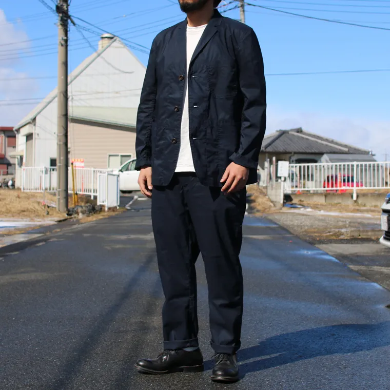 FOB factory F0488 easy pants Navy