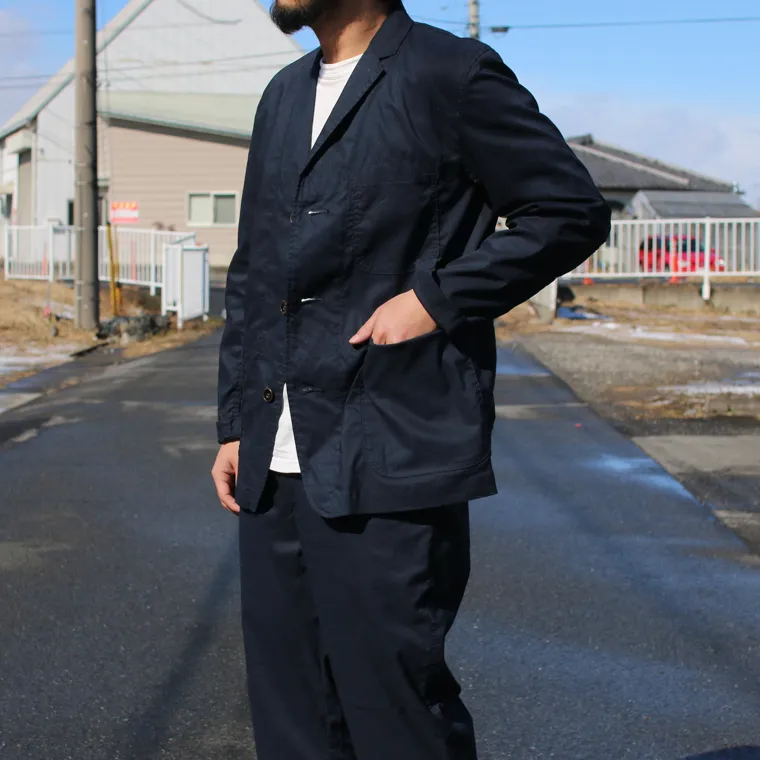 FOB factory F0488 easy pants Navy