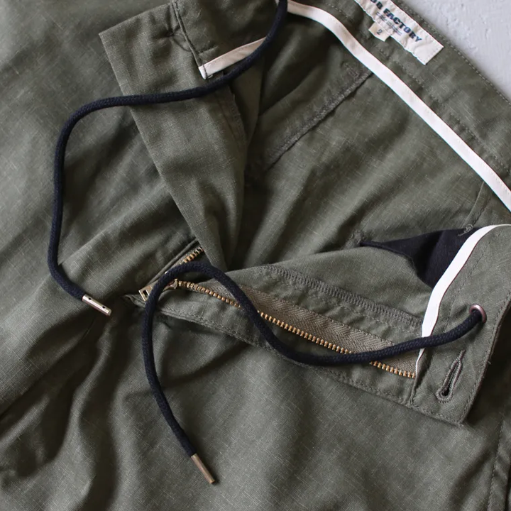 FOB factory F0488 easy pants Olive
