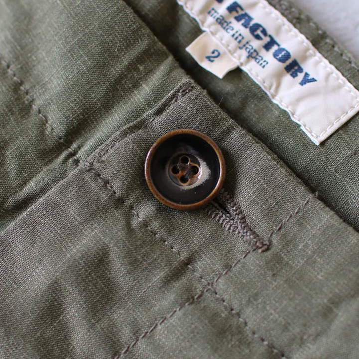 FOB factory F0488 easy pants Olive