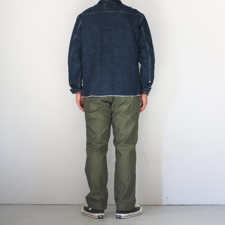 FOB factory エフオービーファクトリー F0431 BAKER PANTS Olive