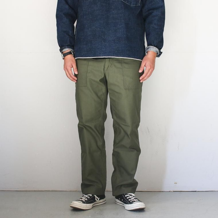 FOB factory エフオービーファクトリー F0431 BAKER PANTS Olive